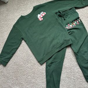 Kids Peanuts Holiday Sweatshirt and Joggers Set